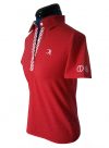 Polo Golf "Mistral Rouge" brodé "Golf Lady" manches courtes