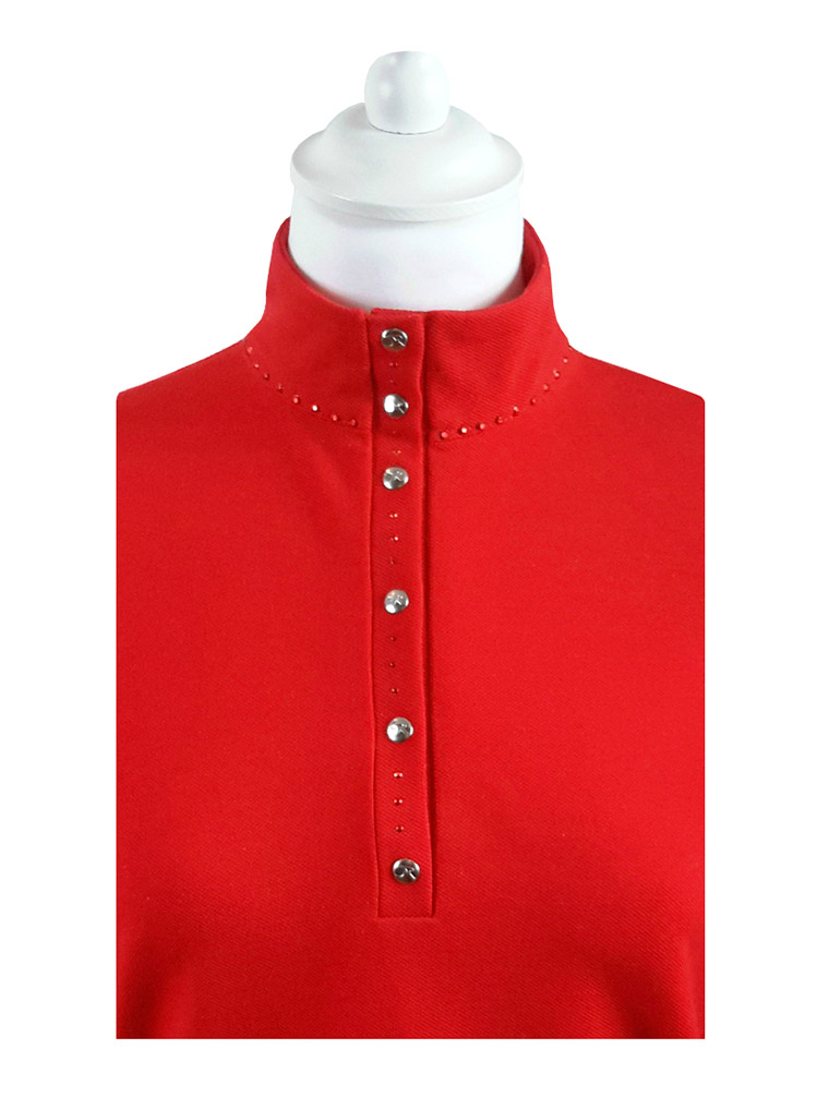 polo-rouge-strass-manches-longues-vue-plie